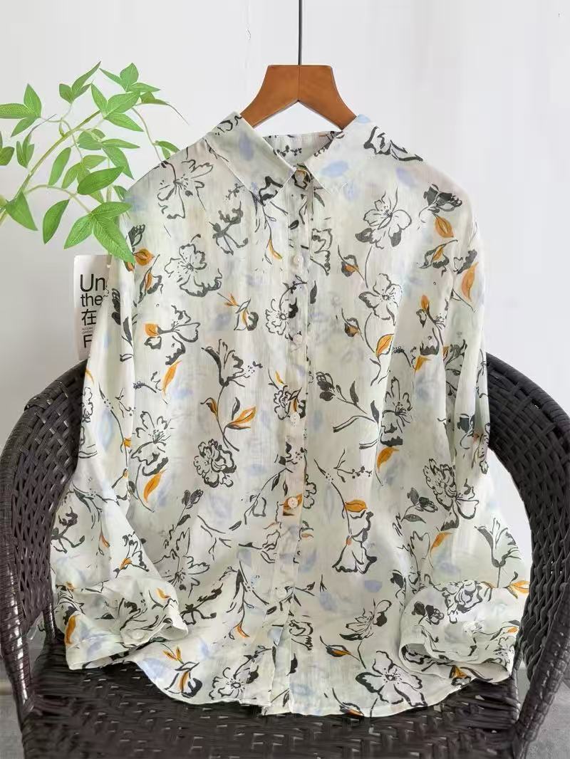 Japan Summer Clothing Women - Odzież vintage 2026, koszule damskie ze