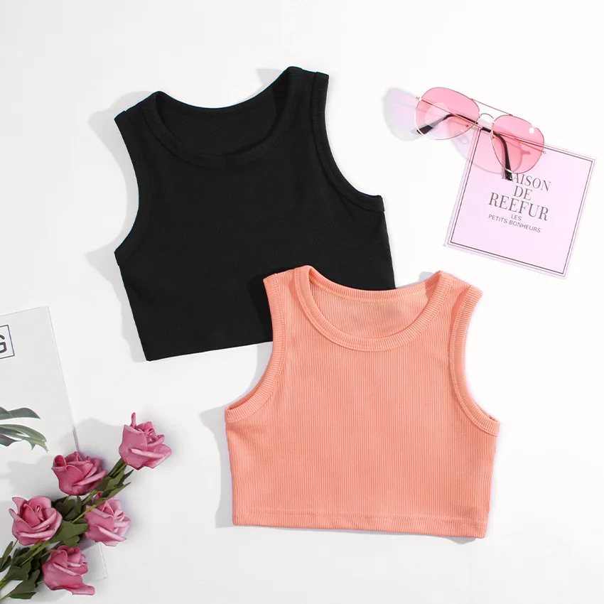 Summer Clothing Newborn - Letnia bielizna dla dziewcząt koszulki bez