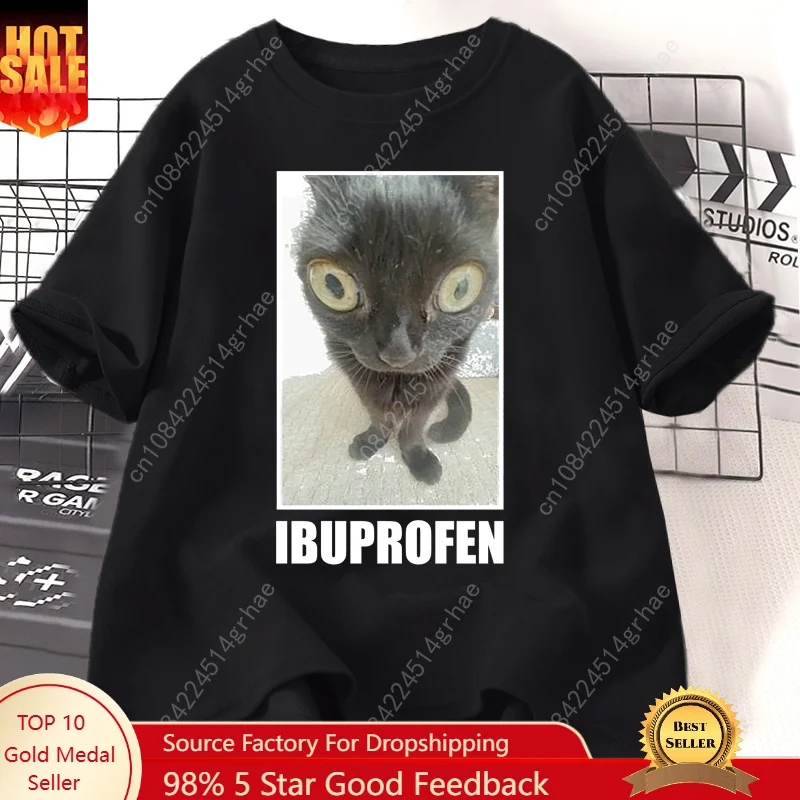 Yours Summer Clothing - Zabawne koszulki z grafiką kota i