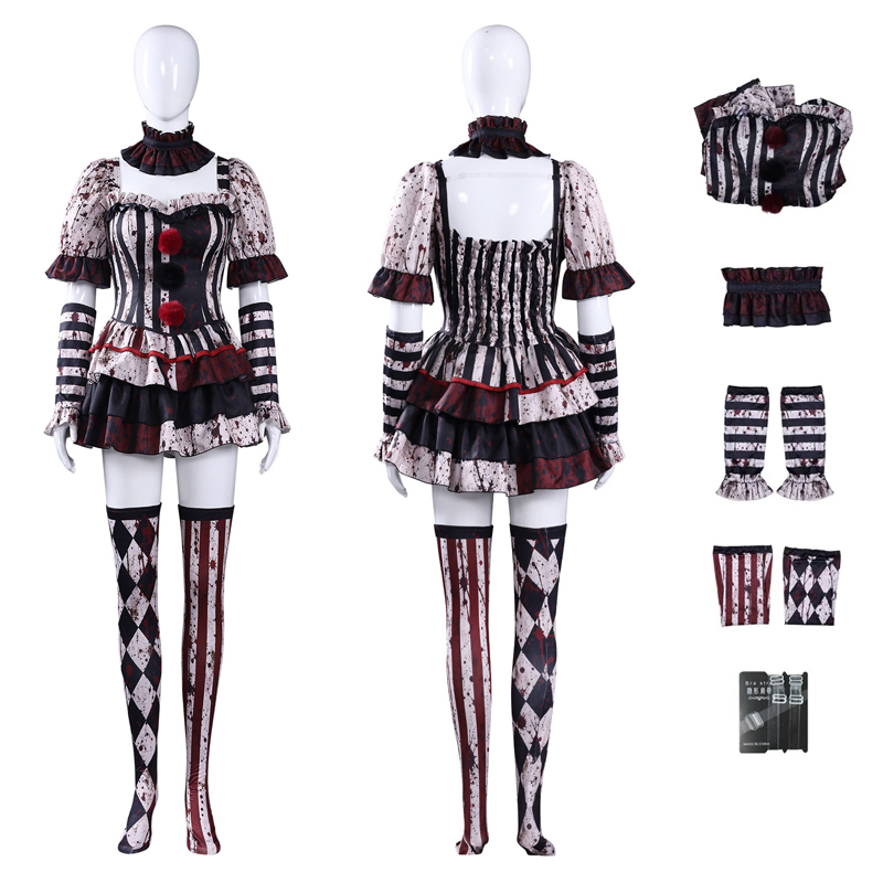 Romper Playsuit Women - Kostium klauna dla kobiet, przebranie na