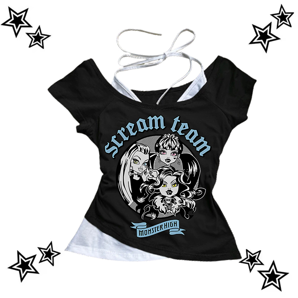 Summer Clothing Newborn - Estetyczna koszulka Punk Fairy kawaii baby