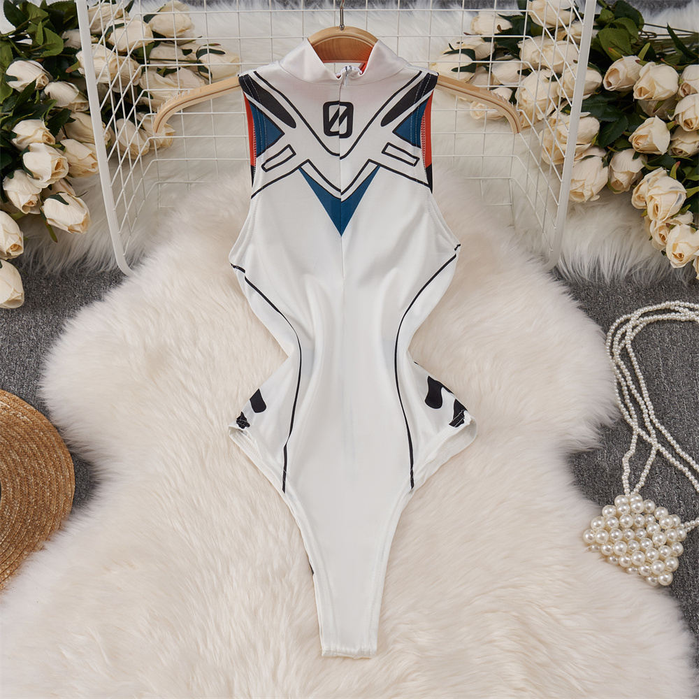 Biały śliczny słodki kombinezo – Summer Clothing Model recenzja i cena