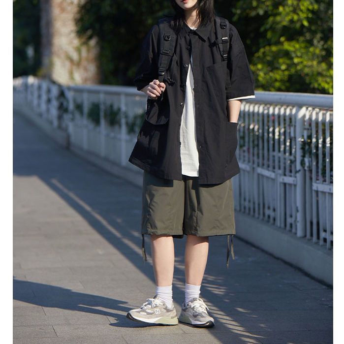 Letnia krótka guzik na rękawie – Summer Clothing Essentials Women recenzja i cena
