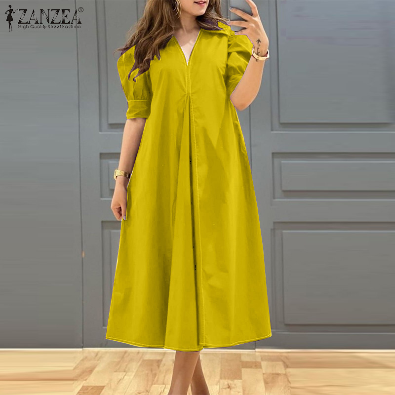 ZANZEA Sukienki midi damskie p – Summer Clothing Model recenzja i cena