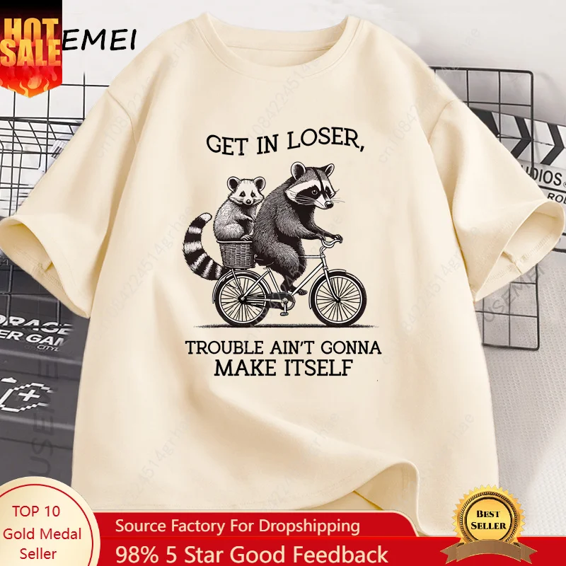Koszulka Get in Loser T Shirt  – Yours Summer Clothing recenzja i cena