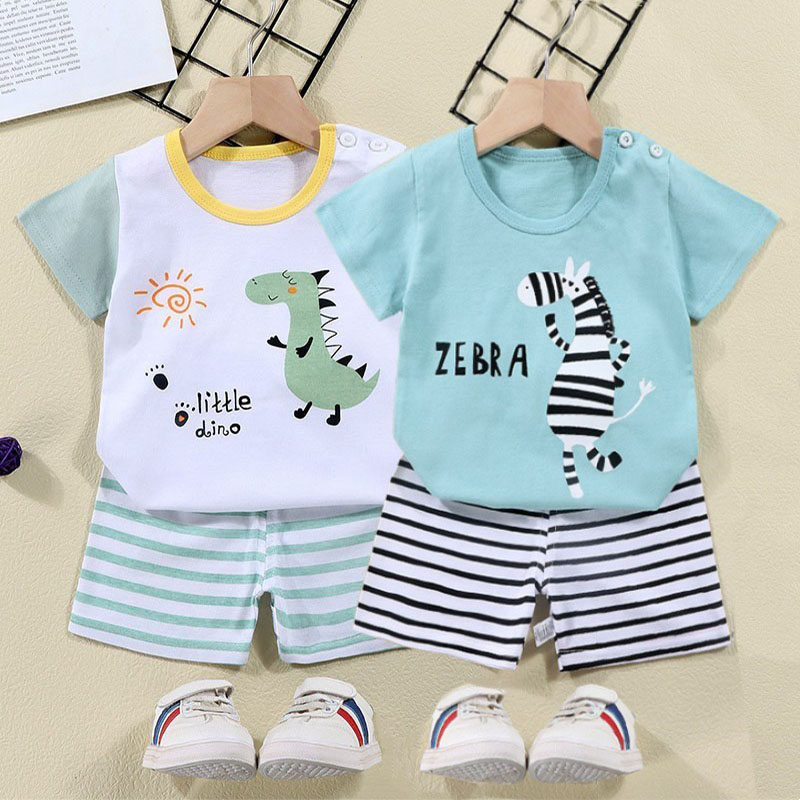 Bawełniane koszulki + spodenki – Summer Clothing Newborn recenzja i cena