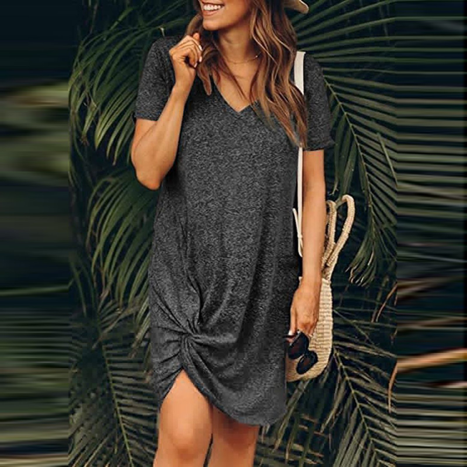 Damska sukienka z asymetryczny – Summer Clothing Essentials Women recenzja i cena