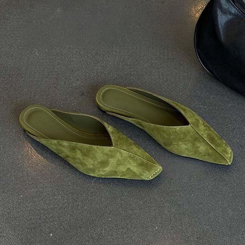 Klapki damskie, mule, płaskie  – Summer Clothing H&M recenzja i cena