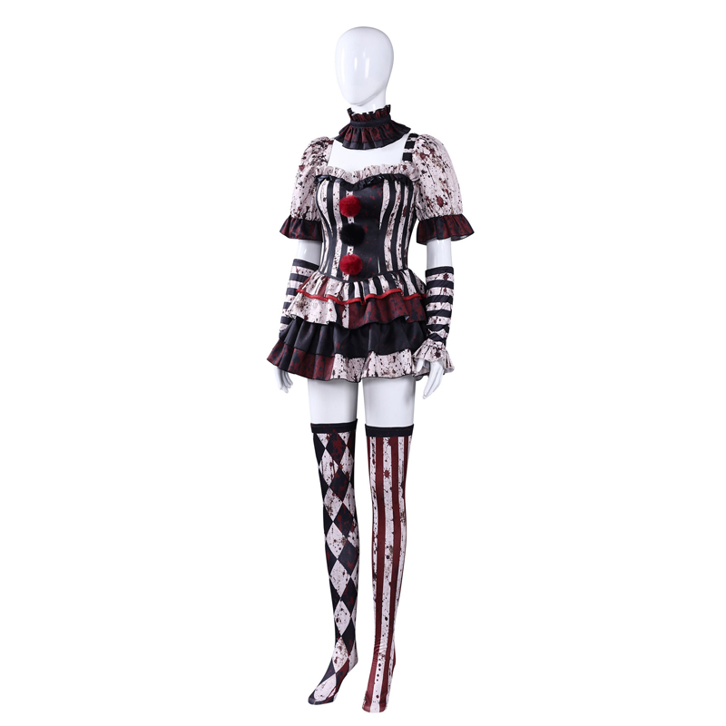 Kostium klauna dla kobiet, prz – Romper Playsuit Women recenzja i cena