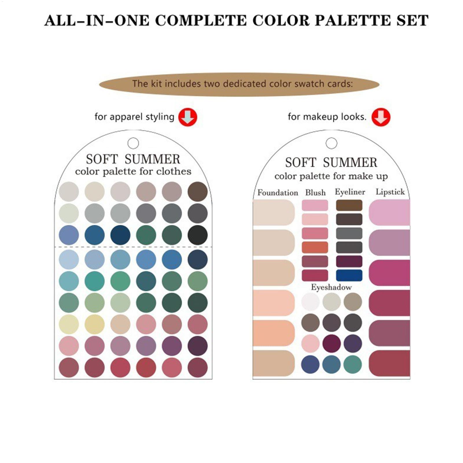 2 szt. Akrylowa Paleta Sezonow – Summer Clothing Palette recenzja i cena