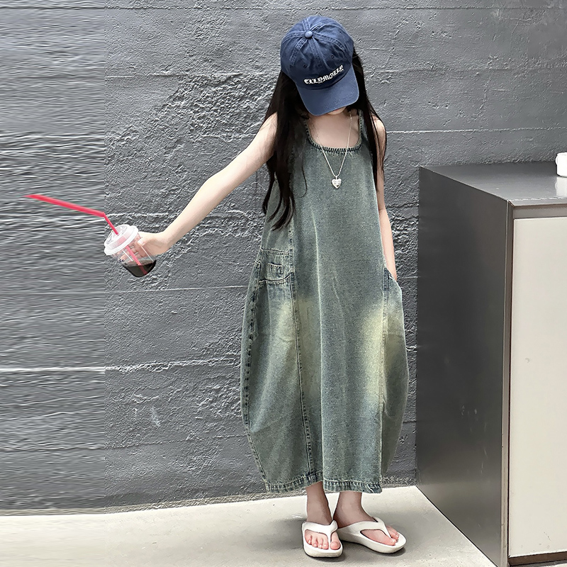 Vintage Blue Children Girls Wy – Yours Summer Clothing recenzja i cena