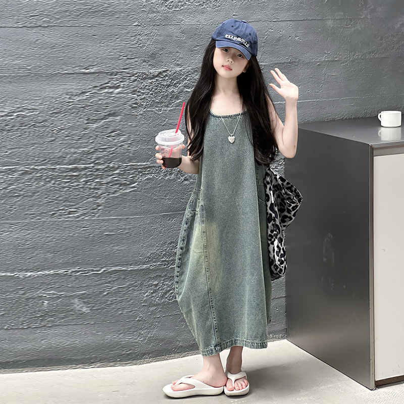 Vintage Blue Children Girls Wy – Yours Summer Clothing recenzja i cena