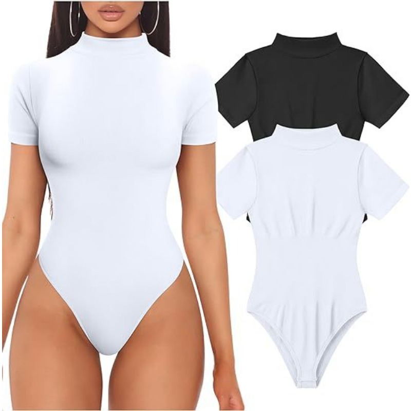 Body z golfem z krótkim rękawe – Summer Clothing Model recenzja i cena