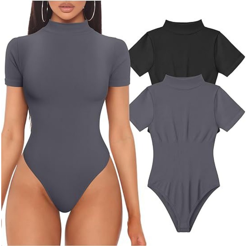 Body z golfem z krótkim rękawe – Summer Clothing Model recenzja i cena