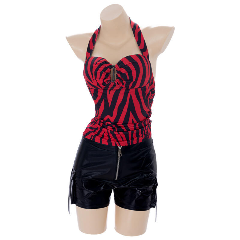 Obsesja Nikki Halter Top Cospl – Summer Clothing Sets Women recenzja i cena