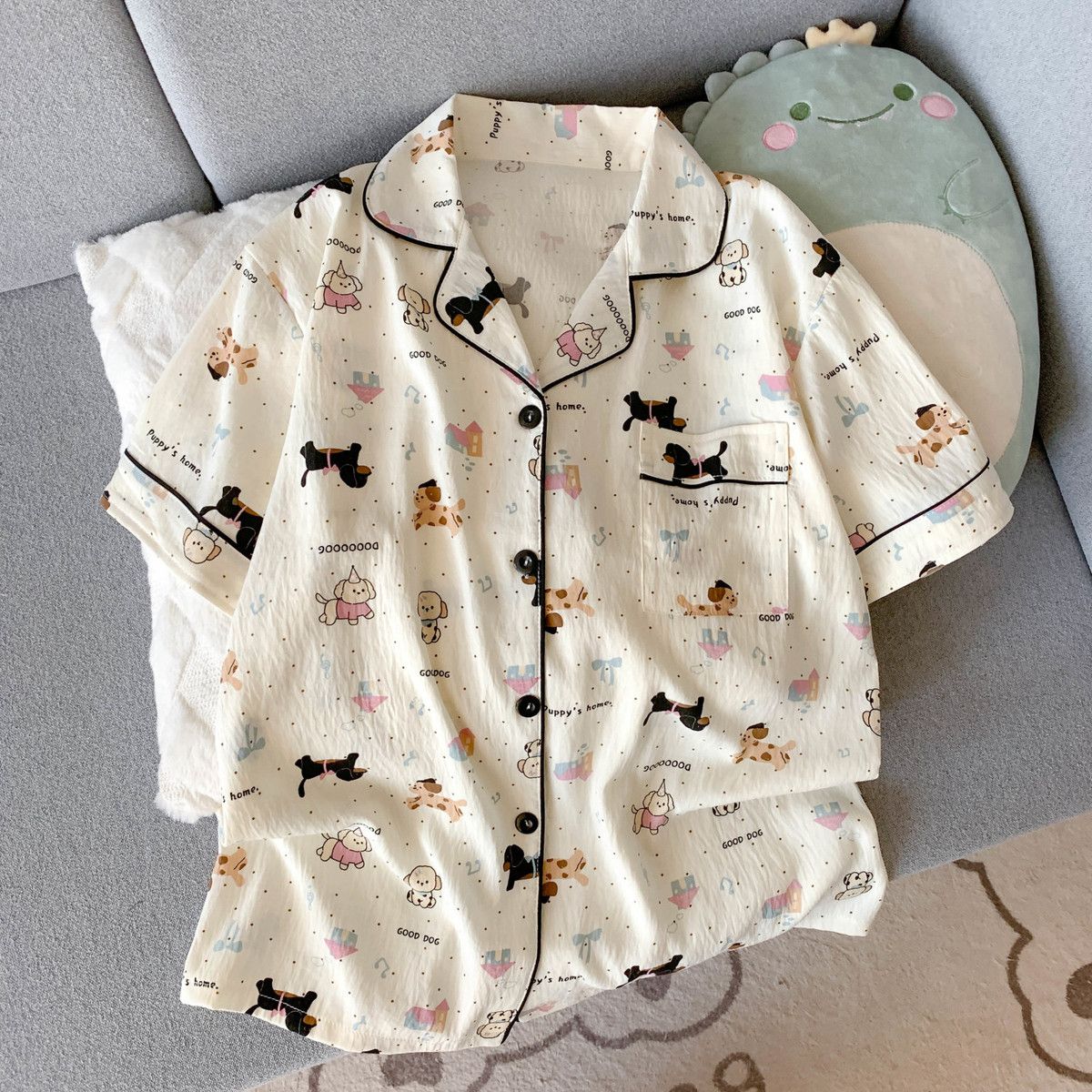 Letnia, cienka piżama damska z – Summer Clothing Sets Women recenzja i cena