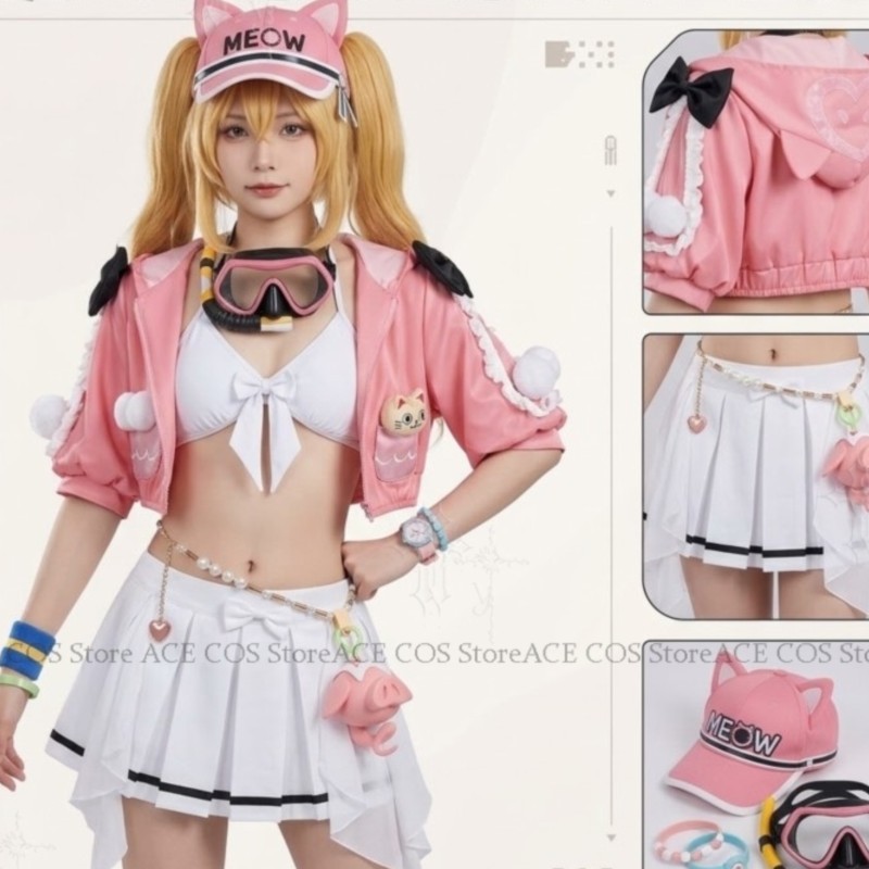 Kostium cosplay Lucy z gry Zen – Romper Playsuit Women recenzja i cena