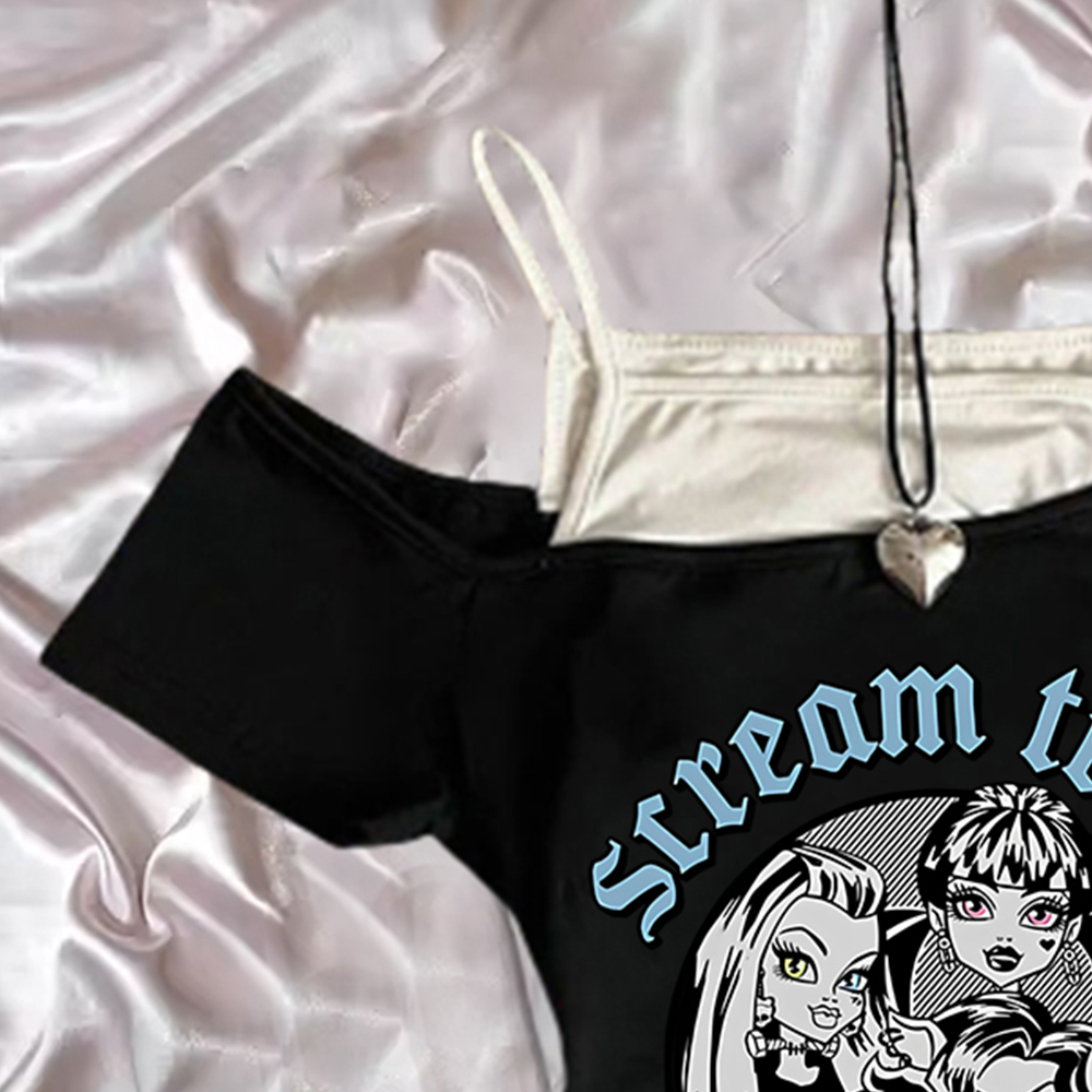Estetyczna koszulka Punk Fairy – Summer Clothing Newborn recenzja i cena