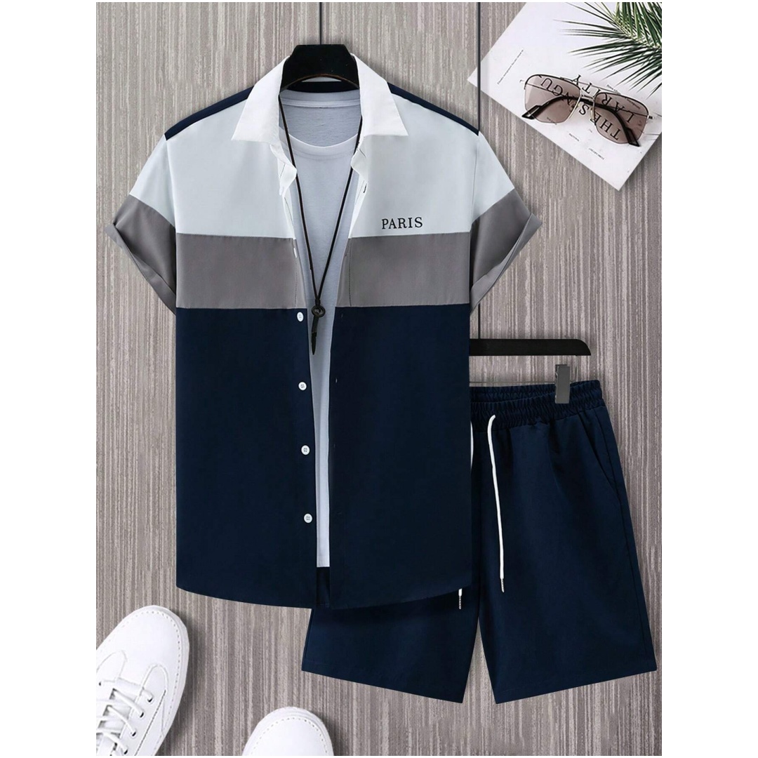 Męski garnitur modny, niebiesk – Summer Clothing Trend recenzja i cena