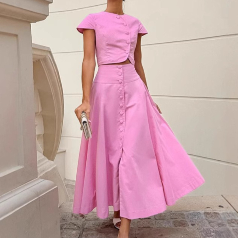 Elegancki zestaw spódnicy w st – Summer Clothing In French recenzja i cena