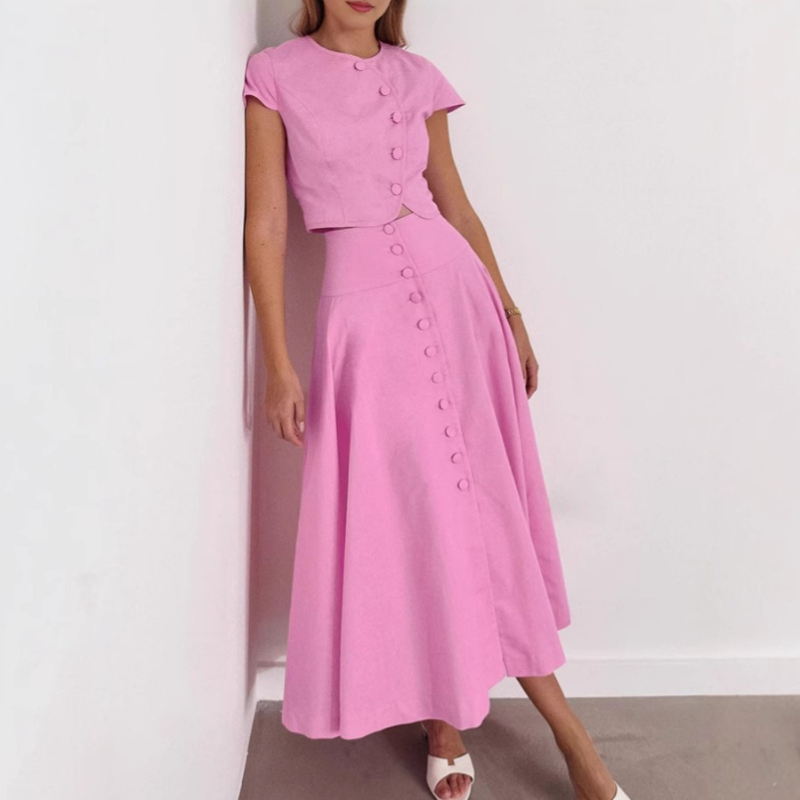 Elegancki zestaw spódnicy w st – Summer Clothing In French recenzja i cena