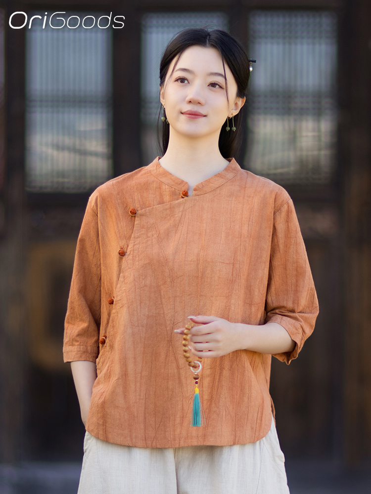 Koszula damska OriGoods Tie Dy – Japan Summer Clothing Women recenzja i cena