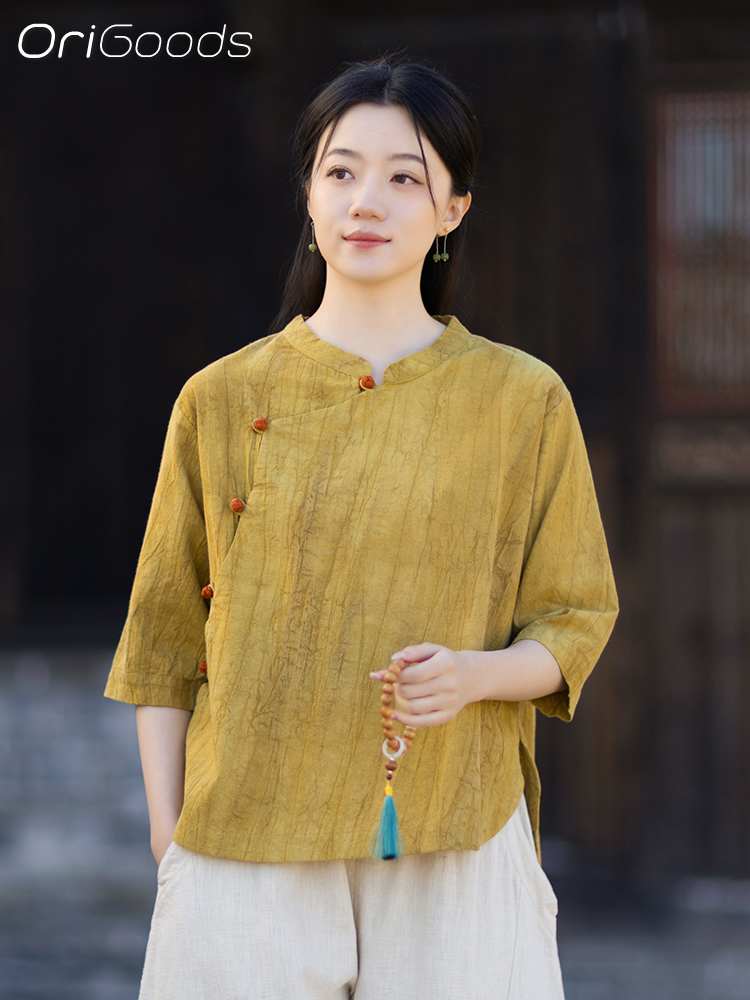 Koszula damska OriGoods Tie Dy – Japan Summer Clothing Women recenzja i cena