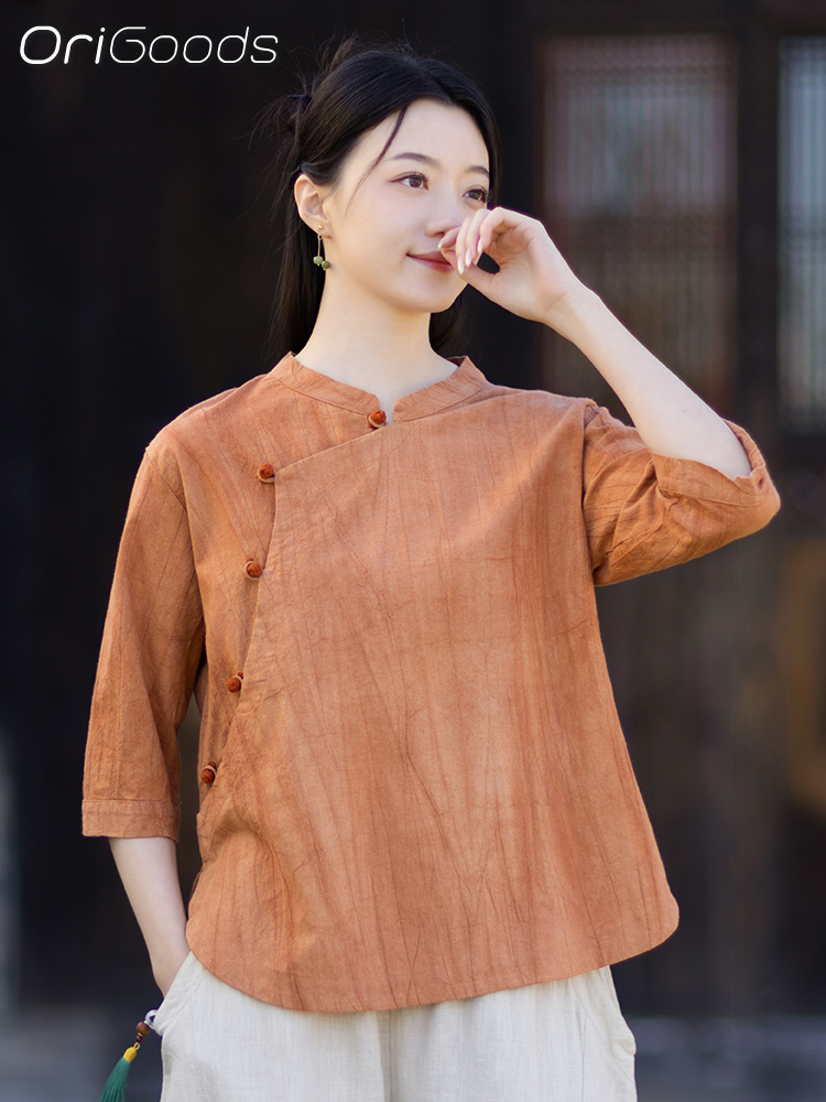 Koszula damska OriGoods Tie Dy – Japan Summer Clothing Women recenzja i cena