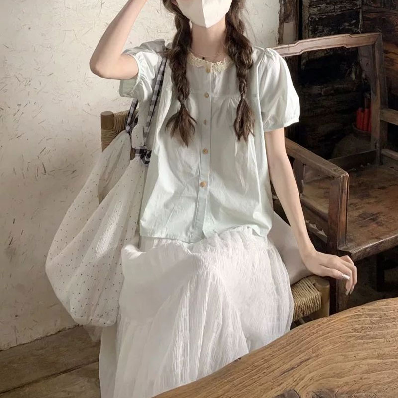 Modne koszule z koronkowymi ws – Summer Clothing In French recenzja i cena