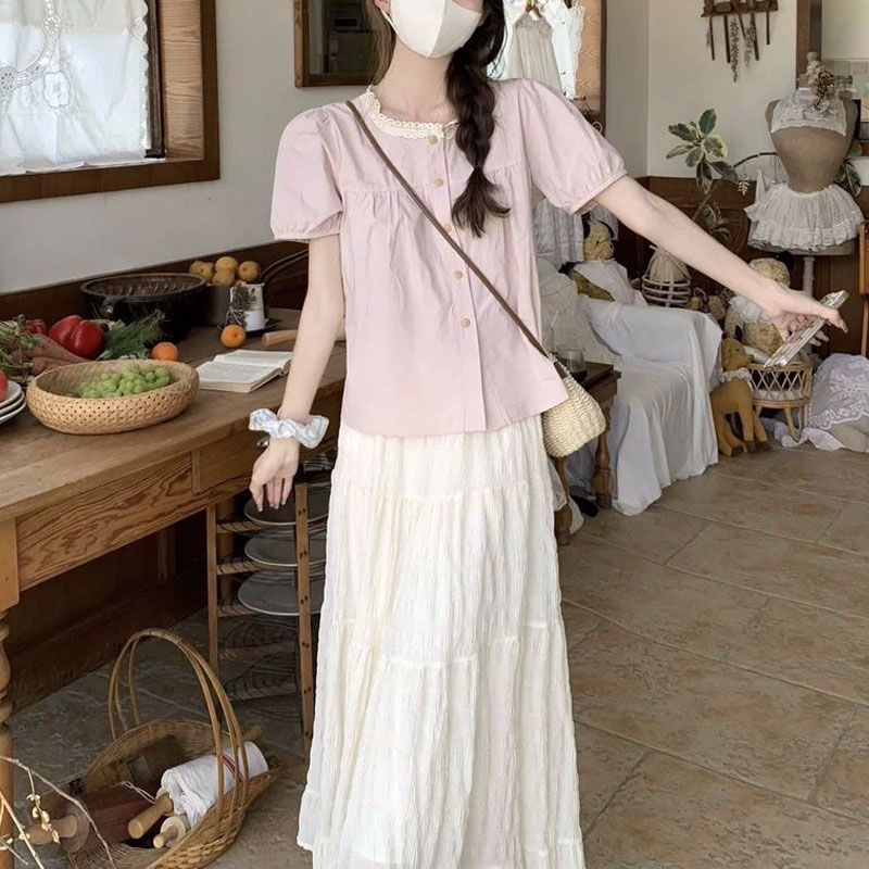 Modne koszule z koronkowymi ws – Summer Clothing In French recenzja i cena