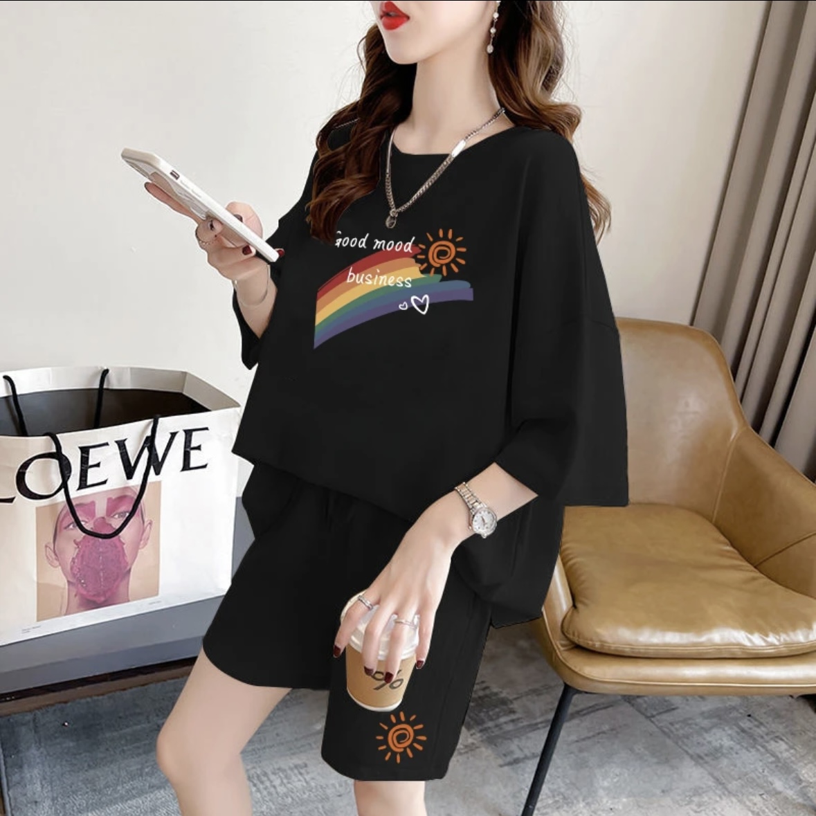 Modny damski letni komplet szo – Summer Clothing Sets Women recenzja i cena
